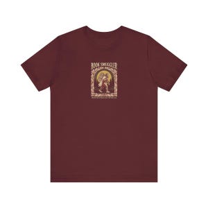 Book Smuggler Bigfoot Tee | Banned Books Shirt | Funny Cryptid Reading Gift | Dark Academia Sasquatch Graphic Tee image 9