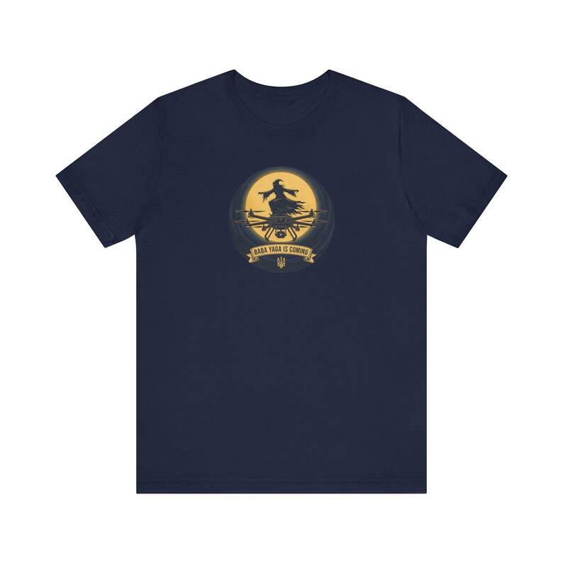 Baba Yaga Drone T-shirt | Oekraïne Nachtbommenwerper Folklore Heks Shirt | Slava Ukraini Cadeau afbeelding 9