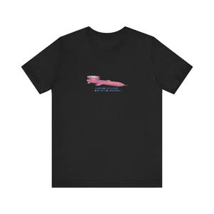 Ukraine Flamingo Missile Tee | Pink FP-5 Cruise Missile Shirt | Ukrainian Military Humor | Slava Ukraini Gift image 3