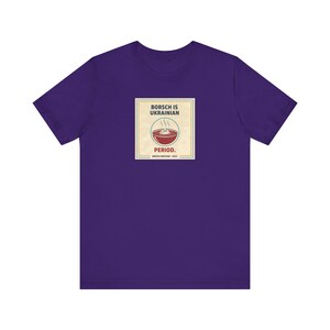 Camiseta de borscht ucraniano / Camiseta de período ucraniano / Regalo divertido para los amantes de la comida ucraniana / Slava Ukraini Diaspora imagen 10