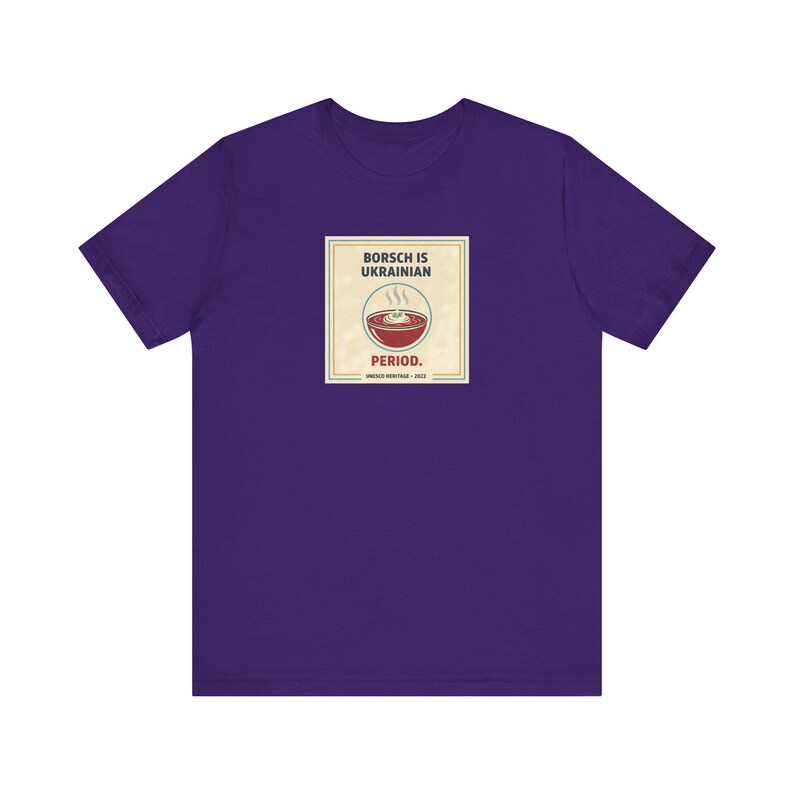 Camiseta de borscht ucraniano / Camiseta de período ucraniano / Regalo divertido para los amantes de la comida ucraniana / Slava Ukraini Diaspora imagen 10