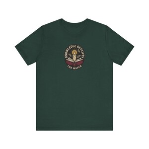 Knowledge Outlives the Match Tee | Dark Academia Book Candle T-Shirt | Banned Books Reader Gift Shirt image 4