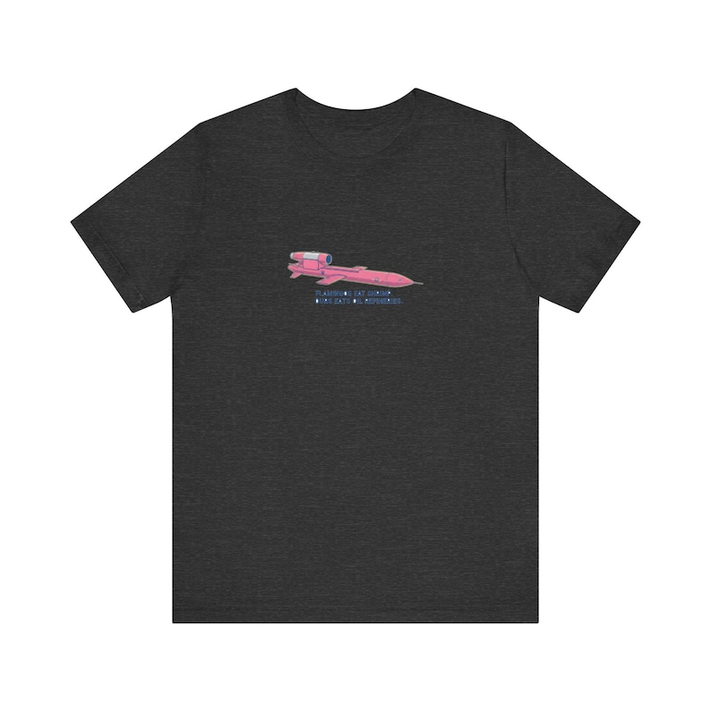 Ukraine Flamingo Missile Tee | Pink FP-5 Cruise Missile Shirt | Ukrainian Military Humor | Slava Ukraini Gift image 10