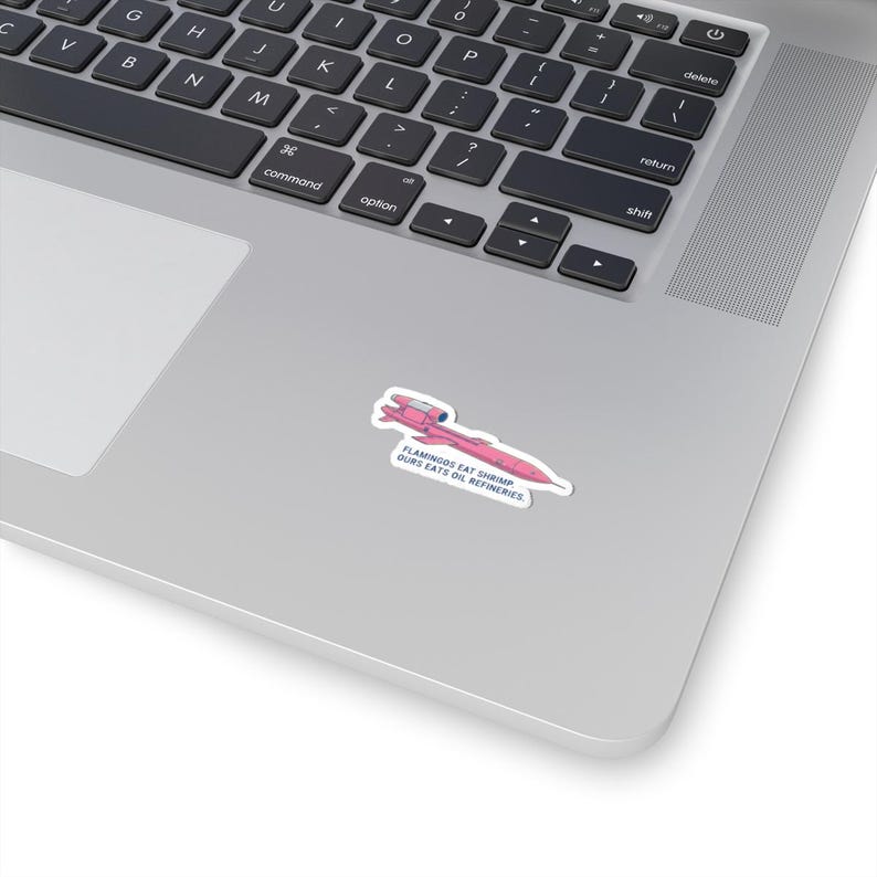 Ukrainian Flamingo Missile Sticker, FP-5 Pink Cruise Missile Decal, Funny Ukraine Military Humor Sticker, Stand With Ukraine Laptop Decal image 11