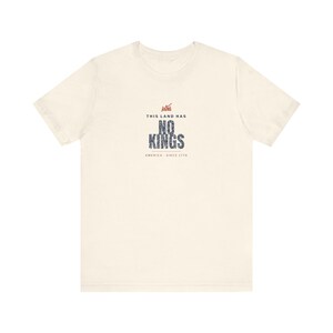This Land Has No Kings Vintage Protest Unisex Tee image 4