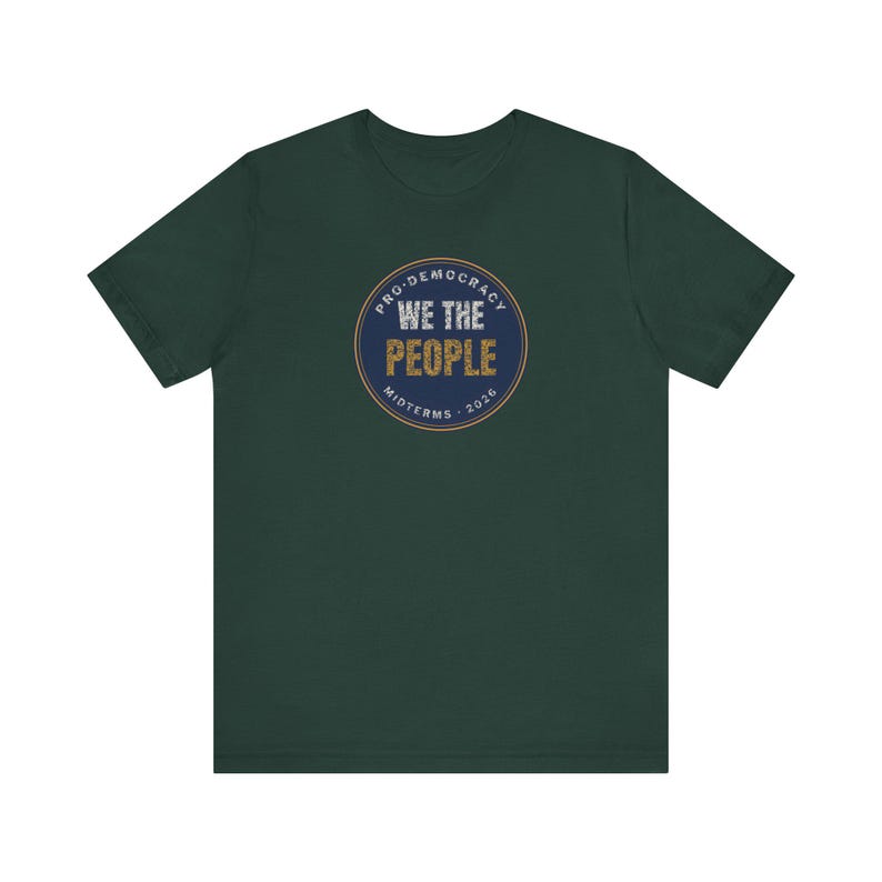 We The People Tee | Pro Democracy Midterms 2026 Shirt | Constitution Voter Gift image 5