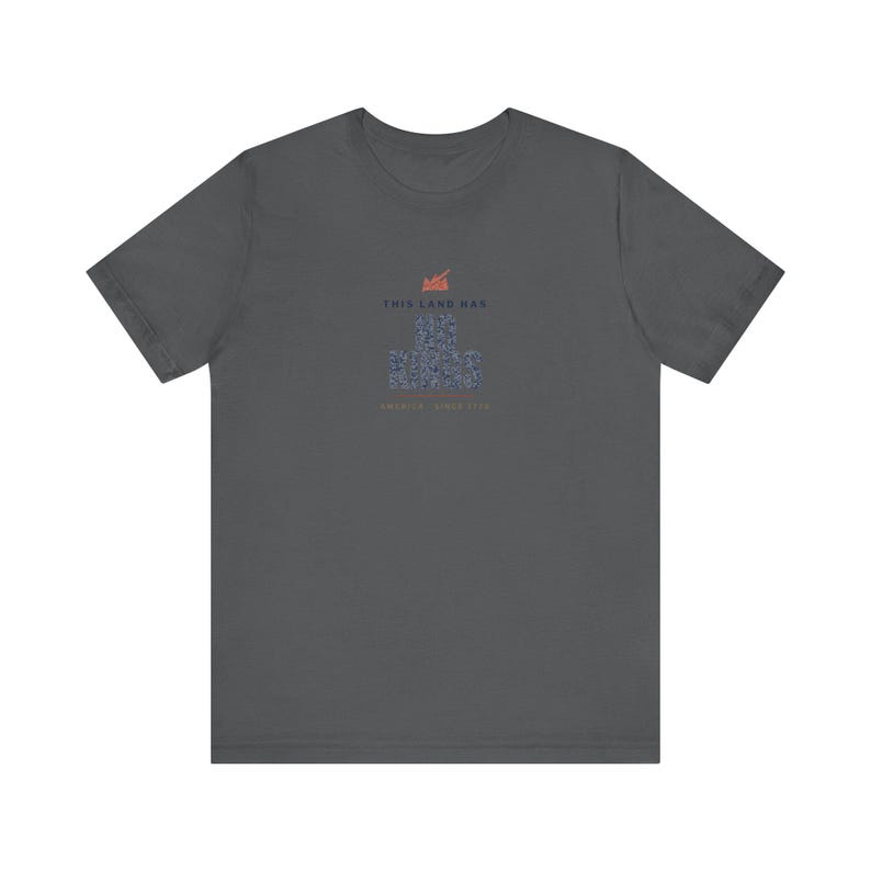 This Land Has No Kings Vintage Protest Unisex Tee image 9