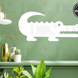 Sharp Alligator SVG File for Vinyl or Cricut | Perfect for Logos Tshirt Design DIY Crafts Sublimation and More | Instant Digital Download