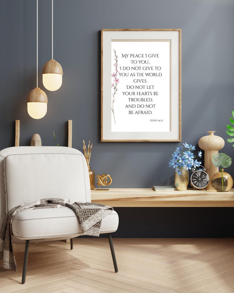 Christian Wall Art Printable Bundle | 10 Bible Verse Prints | Scripture ...