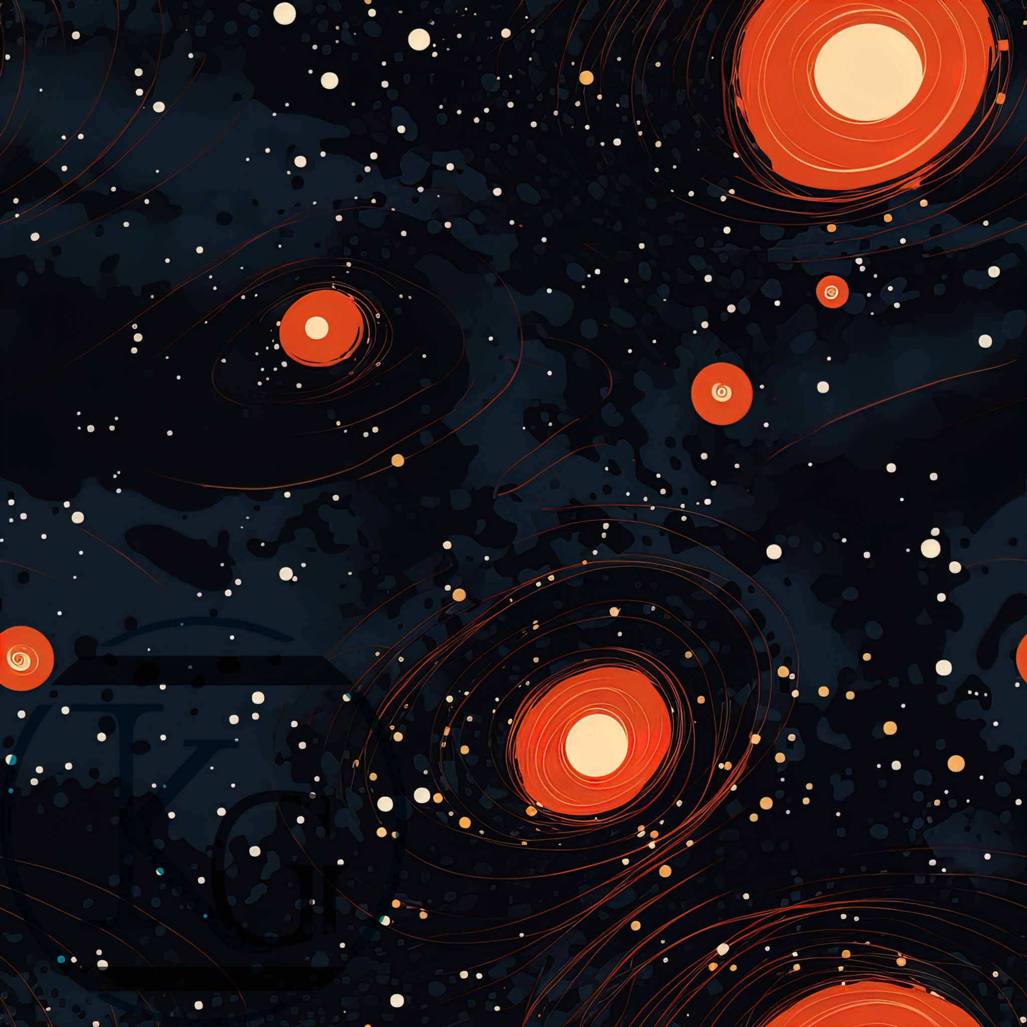 Space Theme Designs, Seamless, Tileable, Set 1, Format JPG 2K ...