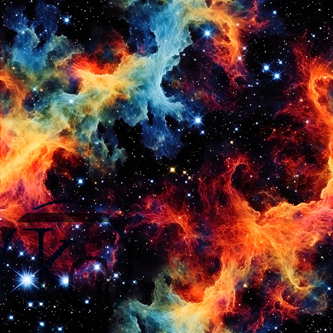Space Theme Designs, Seamless, Tileable, Set 1, Format JPG 2K ...