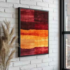 Mark Rothko Canvas Wall Art Decor – Minimalist Abstract Wall Art, Modern Wall Decor, Abstract Wall Art Decor, Rothko Poster, Ready To Hang