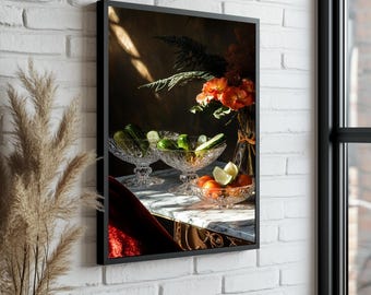 Vegetable Still Life Canvas Print: Kitchen Wall Art - Etsy
