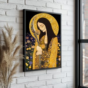 Surreal Woman Canvas Print: Modern Art Home Decor
