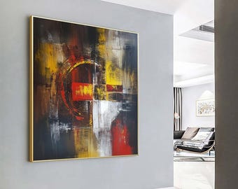 Colorful Abstract Art Painting: Modern Canvas Wall Decor