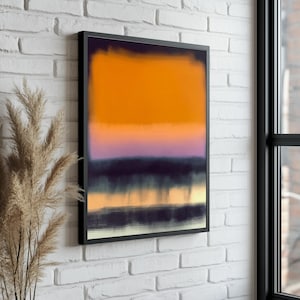 Mark Rothko Painting Canvas Wall Decor, Mark Rothko Reproduction, Abstract Wall Art, Modern Art, Expressionism Painting Art, Museum Art,