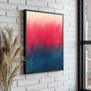 Mark Rothko Canvas Wall Art Decor – Minimalist Abstract Wall Art, Beige – Pink – Blue, Modern Wall Decor, Abstract Wall Art, Rothko Poster
