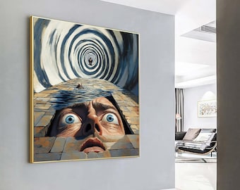 Surreal Canvas Print: Modern Art Home Decor, Ready to Hang