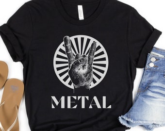 Unisex Heavy Metal T-Shirt, Heavy Metal Shirt, Unisex Metal Shirt, Metal Shirt, Gift for Heavy Metal Lover, Heavy Metal Rock Shirt
