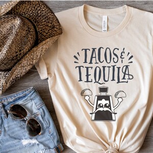 Tequila and Tacos T-Shirt, Tequila and Tacos Shirt, Tequila Shirt, Tequila and Tacos, Gift for Tequila Lover, Funny T-Shirt, Taco Shirt,