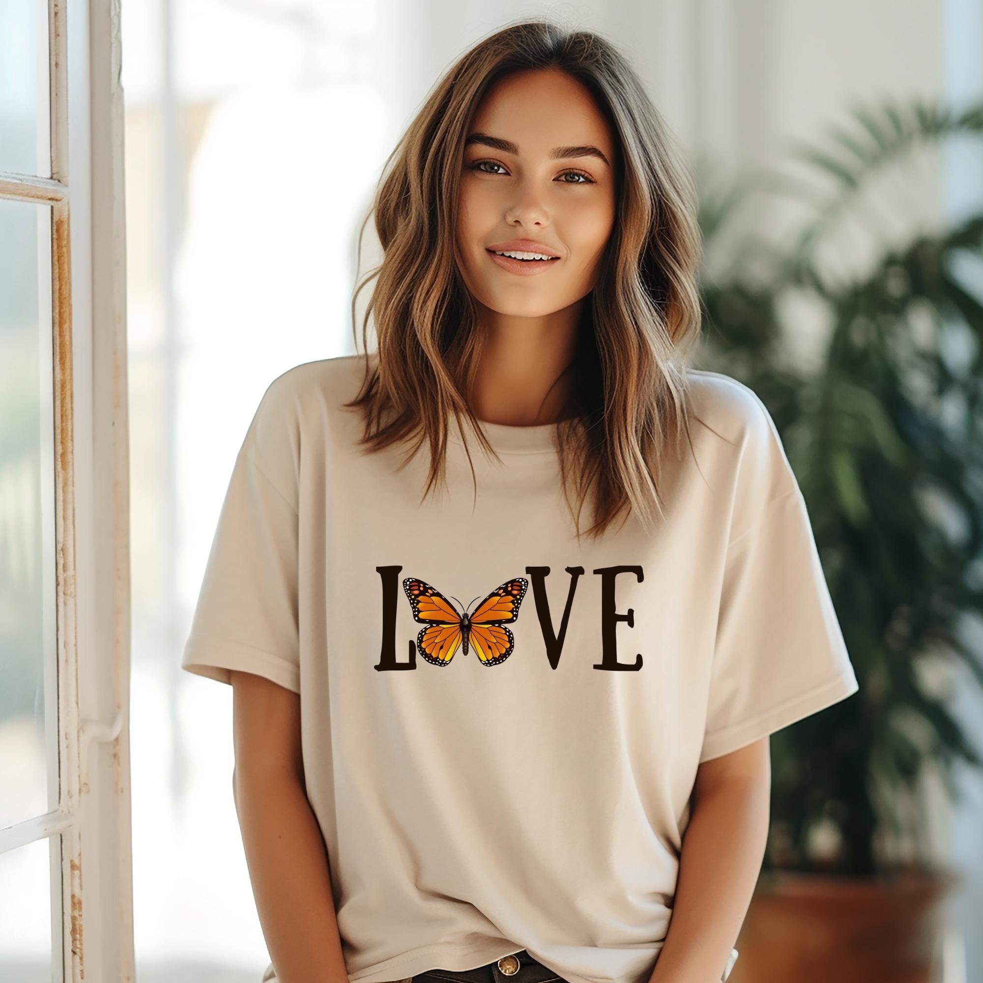 T-shirt papillon monarque, cadeau pour amoureux du monarque, amour monarque, chemise monarque unisexe, chemise papillon, t-shirt monarque, sauvez les