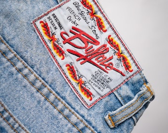 VINTAGE 1990s Buffalo Jeans | Retro Jeans | Unisex Mens 33 (slim fit)