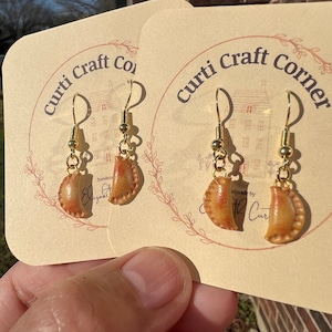 Miniature Empanada Dangle Earrings