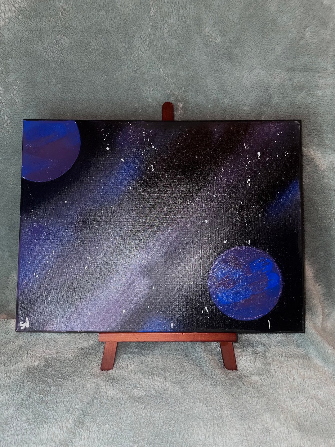 Spray Paint Galaxy Etsy