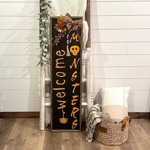 Willkommen Monster Türaufsteller