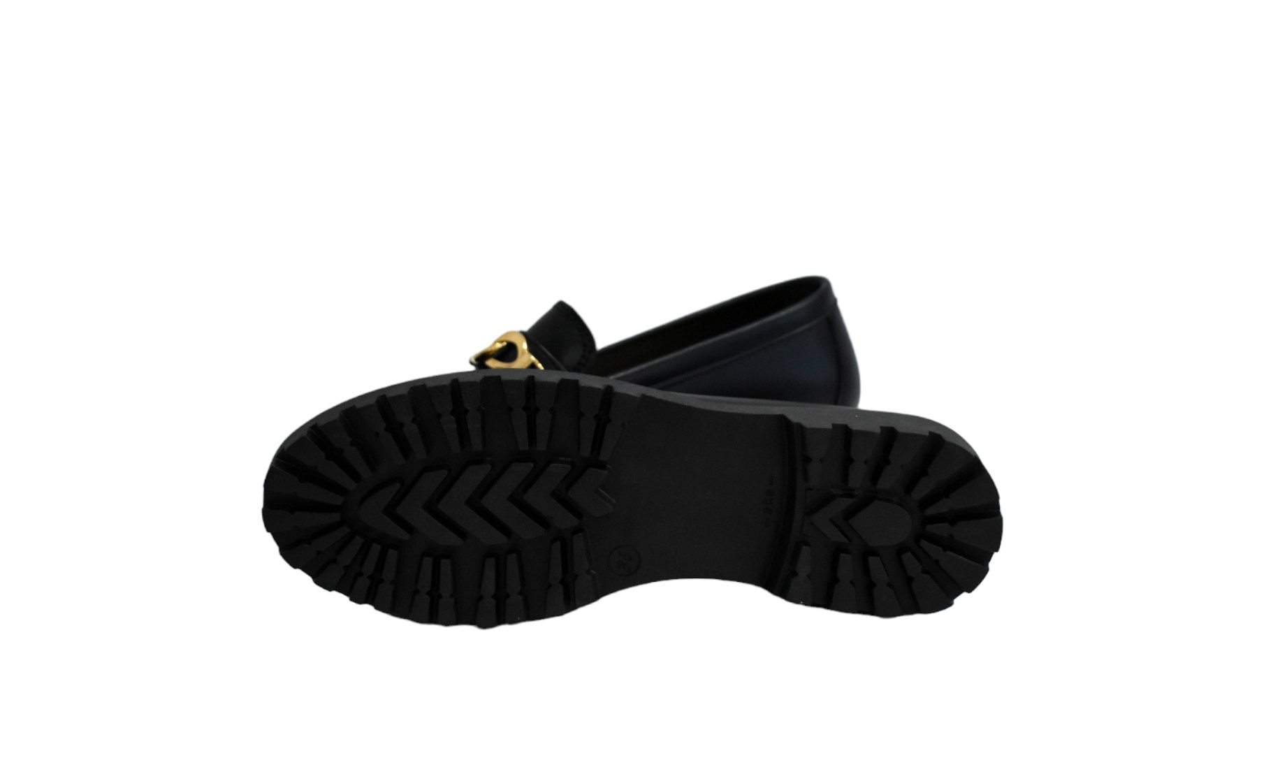 フラットシューズ ^fri fla^ ljh7092 stud ribbon platform loafer black 5011196 Black Studded Platform Loafers - Women's Loafers