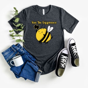 Bee The Difference T-Shirt | Save the Bees Shirt | Beekeeper Gift | Bumble Bee Tee | Honey Bee Shirt | Bee T-shirt for Her | Bee Lover Shirt