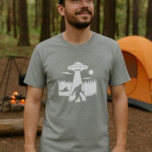 Bigfoot Shirt | Bigfoot Tee | Yeti Shirt | Ufo Shirt | Alien Shirt | Funny Bigfoot T Shirt | Bigfoot Merchandise | Loch Ness Monster Shirt