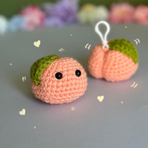 Peach-tato Key Ring