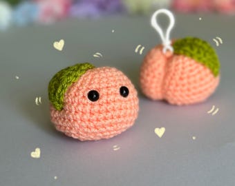 Llavero de melocotón y patata
