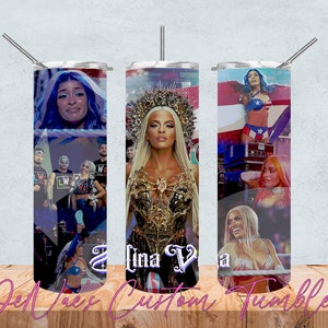 DIGITALER DOWNLOAD Zelina Vega Tumbler Wrap PNG