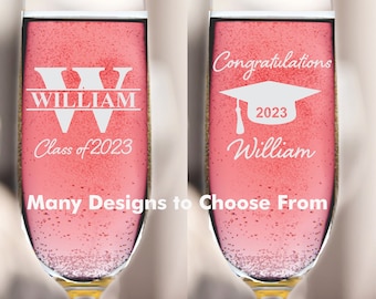 12 Pcs Graduation Favors Champagne Glass, College Graduation Party Favor, Champagne Flutes, Champagne Party Favors, Class of 2026 Graduate