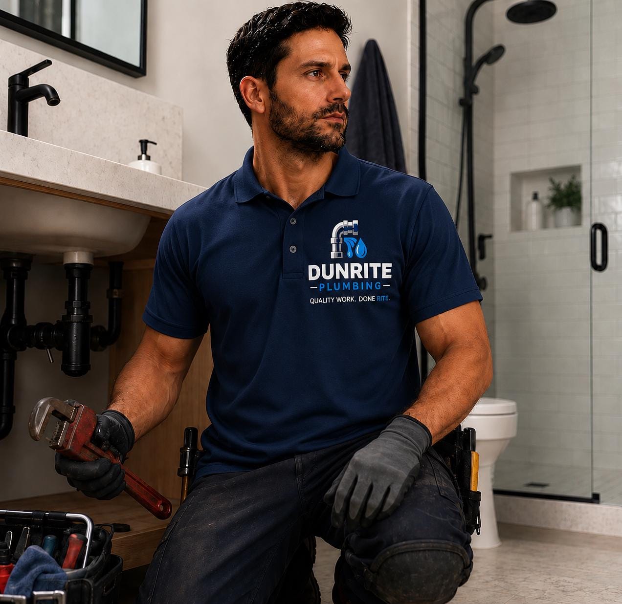 Custom Contractor Polo Shirts, Company Logo Hi Visibility Work Uniforms ...