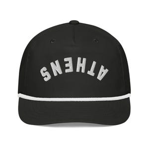 Athens Upside Down Block Arch Rope Hat | Golf rope cap
