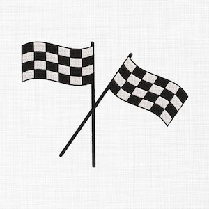 Racing vlag borduurwerk ontwerp vlaggen borduurwerk ontwerp geruite vlag borduurwerk ontwerp machine borduurwerk patroon 5 maten digitale download