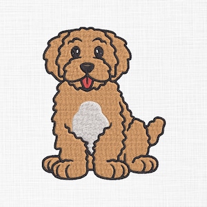 Cute Dog Embroidery Design Cute Labrador Dog Embroidery Design Animals Embroidery Design Machine Embroidery 5 Sizes Digital Download