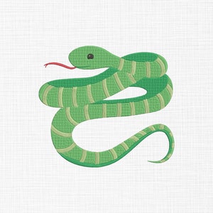 Snake Embroidery Design Snake Embroidery Files Animals Embroidery Designs Machine Embroidery Pattern 5 Sizes Digital Download