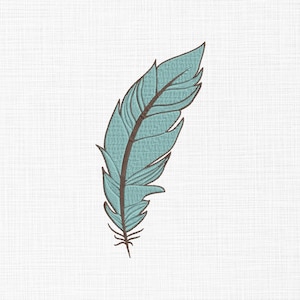 Feather Embroidery Design Bird Feather Embroidery Design Feather Embroidery Files Machine Embroidery Pattern 5 Sizes Download