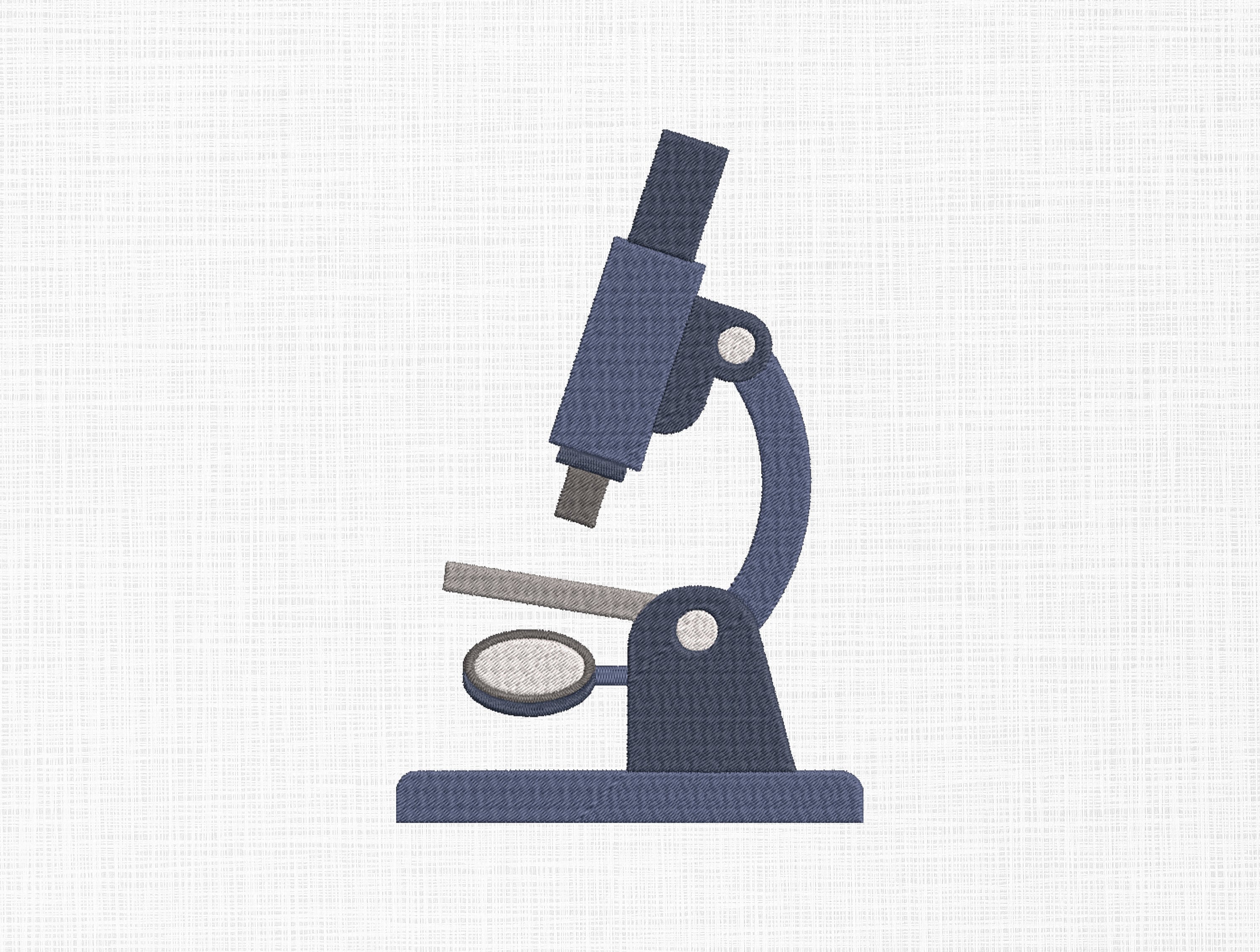 Microscope Embroidery Design Scientist Scope Embroidery Design Microscope Embroidery Files Machine Embroidery Pattern 5 Sizes Download