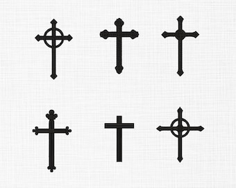 Cross Bundle Embroidery Design Jesus Cross Embroidery Design Christian Cross Embroidery Design Machine Embroidery Pattern 5 Sizes Download