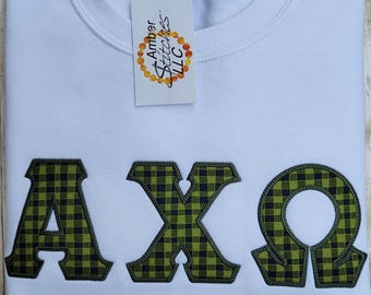 Alpha Chi Omega Sorority Embroidered Sweatshirt