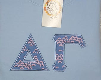 Delta Gamma Embroidered Applique Sweatshirt