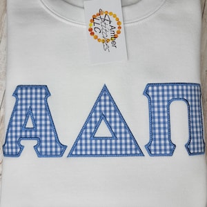 Alpha Delta Pi Applique Sweatshirt