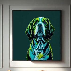 Beagle | Dog Art | Blue Dog | Dog Lovers | Large Dog Downloadable Print
