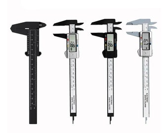 Plastic Vernier Caliper | Digital Caliper | Inch and Metric | Fraction Conversion | LCD Display