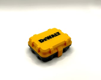 DeWalt Rugged box Storage Case for countersink bits (3D Printed)